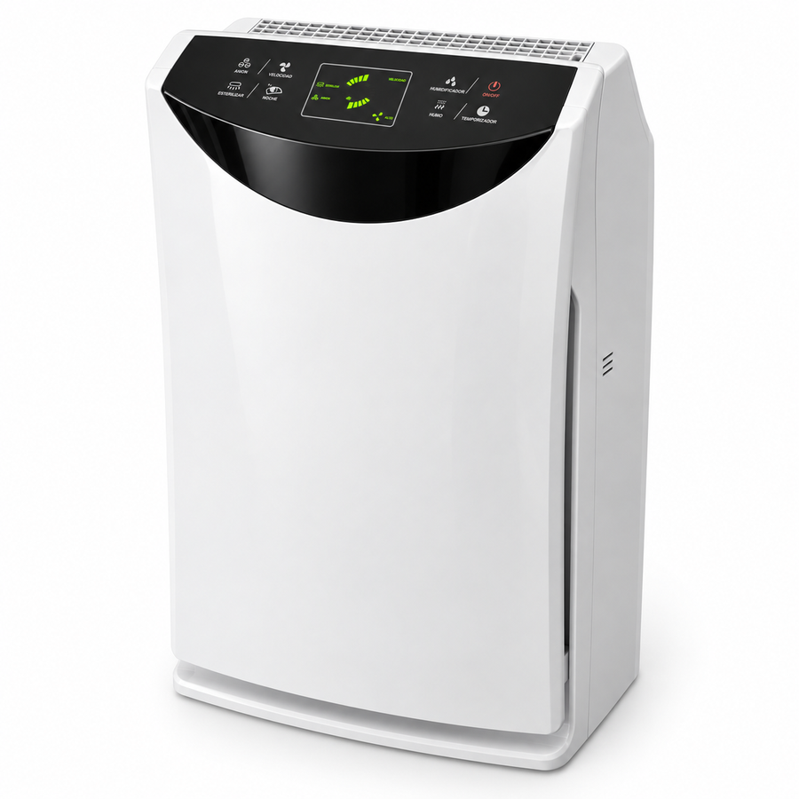 Purificador Compacto BRITECPURE K02A — HEPA H13 + UV + Humidificador