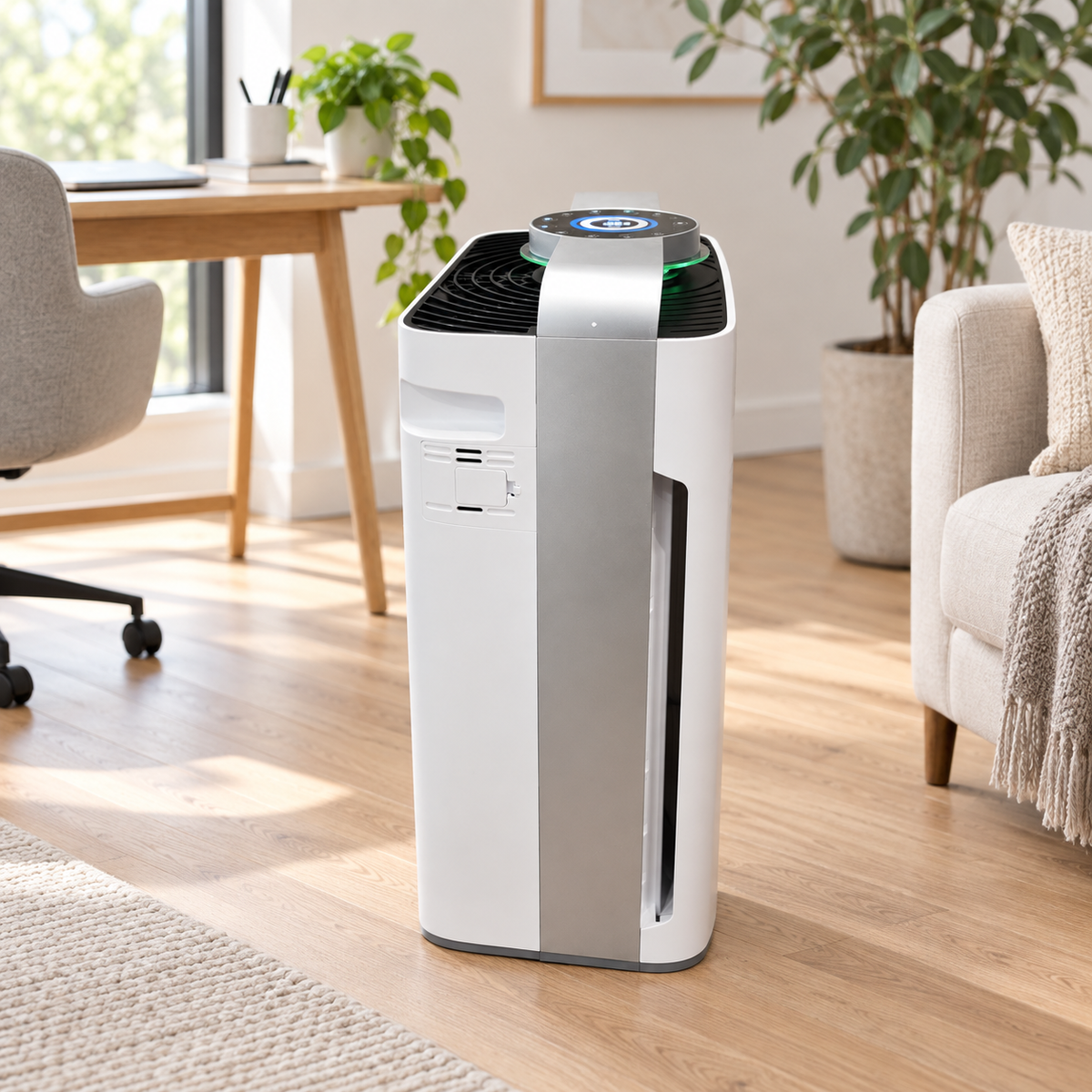 Purificador Multifunción 4 en 1 BRITECPURE K08A — Filtro H13 + UV-A + Humidificador