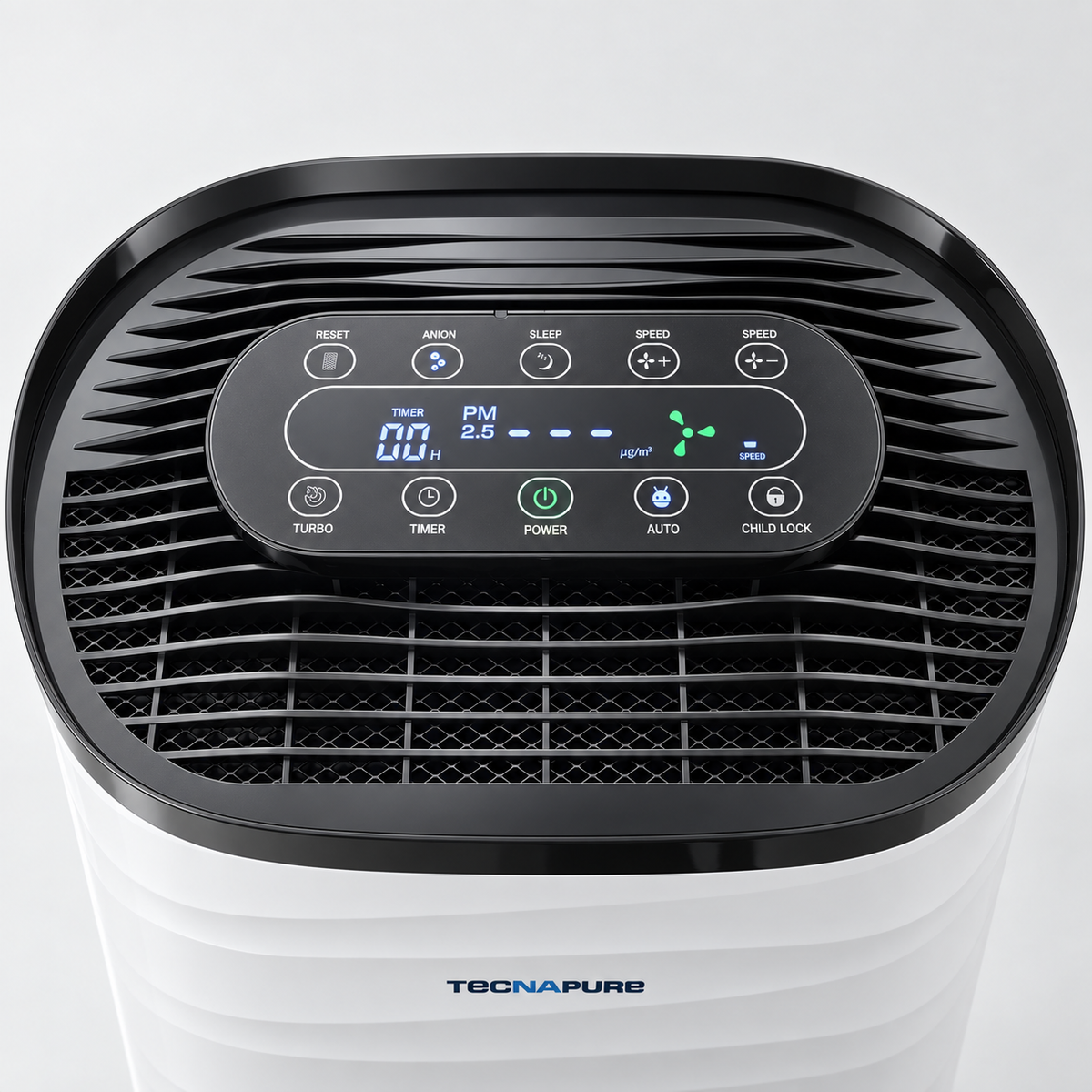 Purificador Inteligente BRITECPURE K09A — Sensor PM2.5 + Display Frontal + WiFi