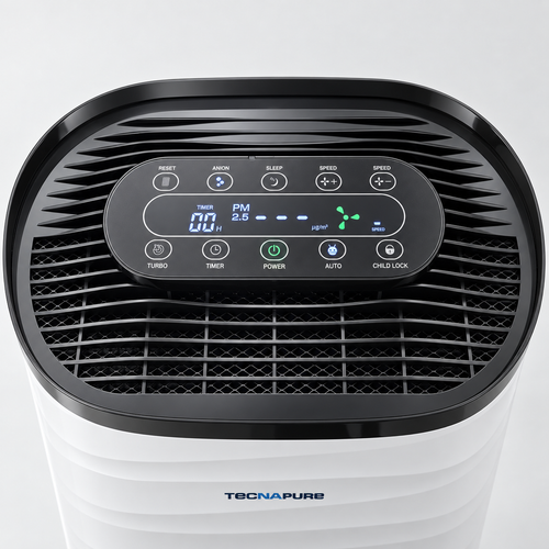 Purificador Inteligente BRITECPURE K09A — Sensor PM2.5 + Display Frontal + WiFi