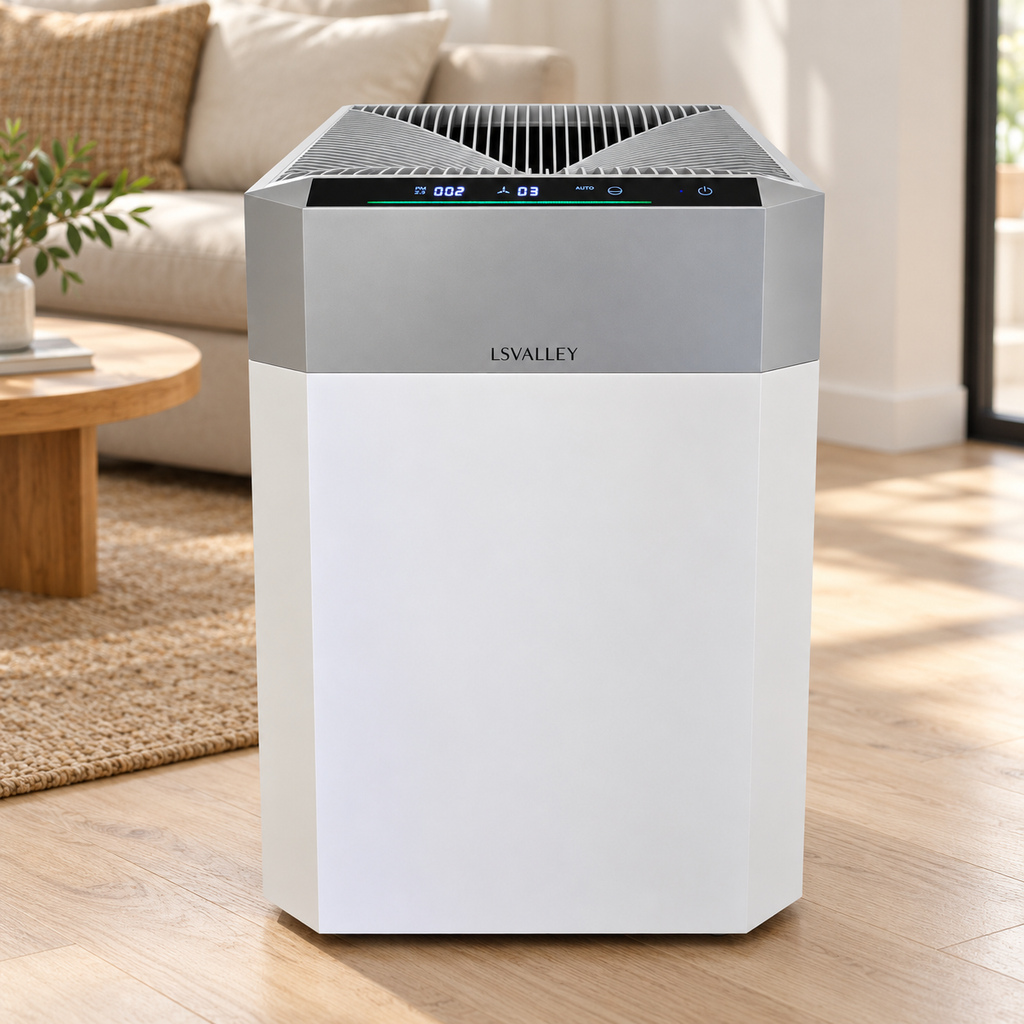 Purificador Médico LSVALLEY LSV — Doble Lámpara UV-C + HEPA H13