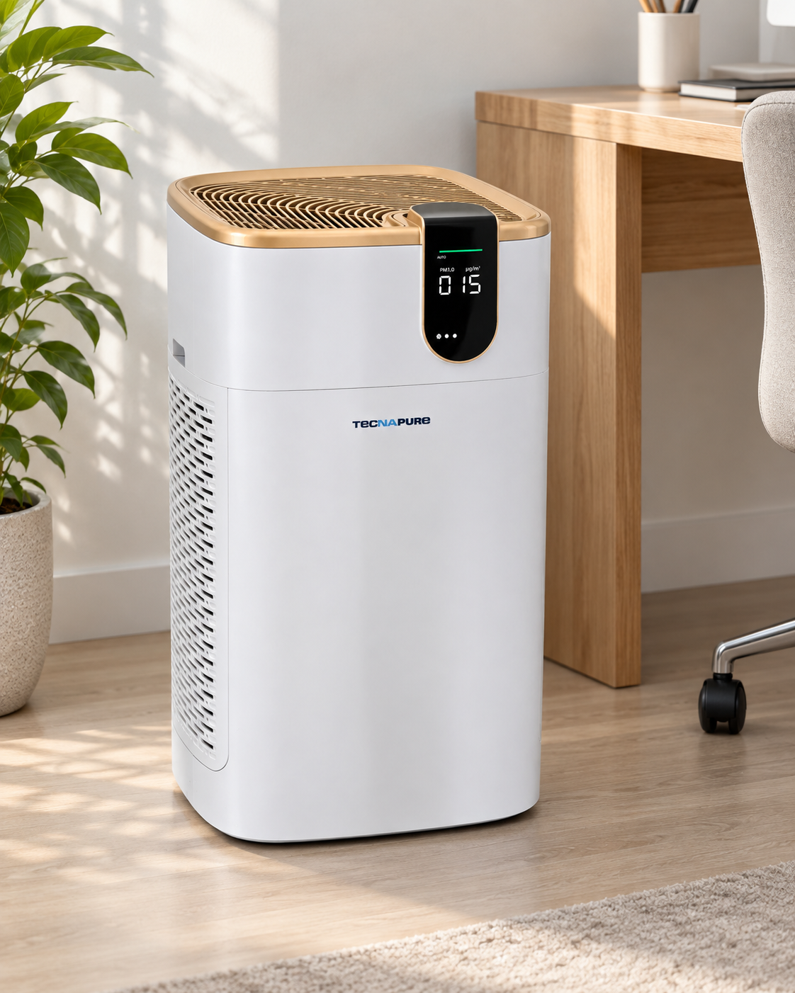 Purificador Gran Caudal TECNAPURE K15B — Doble Entrada HEPA H13